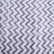 Handmade Zig Zag Block Printed Cotton Dressmaking Fabric - CraftJaipur